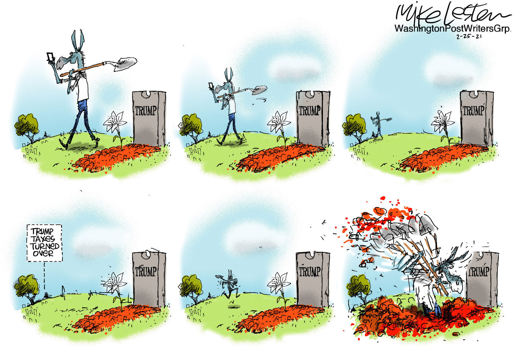 Mike Lester cartoon